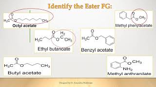 Organic Compounds Part1 Topic Ester Functional Group Esterification and Esters in everyday life [upl. by Firman]