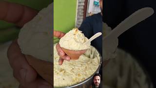 Banaras ka Daulat ki Chaat streetfood foodie food daulatkichaat song satisfying dessert [upl. by Napas]