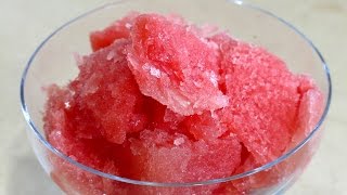 HOW TO MAKE WATERMELON SORBET [upl. by Avir250]