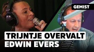 Wauw Edwin Evers zingt spontaan een duet met Trijntje Oosterhuis  Live bij Evers Staat Op [upl. by Abert]