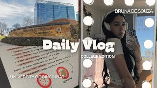 Day in The Life of a Freshman College Student  University of Cincinnati [upl. by Lustick]