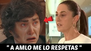 CLAUDIA RETA y Le Cierra La BOCA a Milei Por QUERER BURLARSE De MEXICO [upl. by Kcirret936]