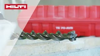 INTRODUCING the new Hilti TEYX SDSMax hammer drill bit [upl. by Jenette607]