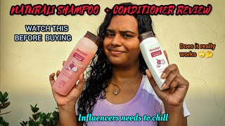 NATURALI SHAMPOO amp CONDITIONER REVIEW IS IT REALLY WORTH THE HYPE DOES IT REALLY WORK👍🏾🙄👎🏾 [upl. by Sitnerp]