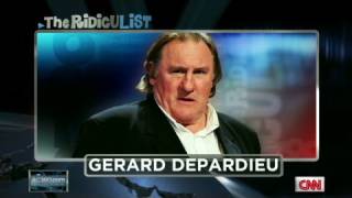 CNN Gerard Depardieu on Anderson Coopers Ridiculist [upl. by Hailed439]