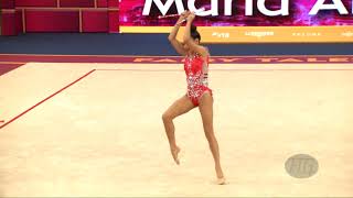 ANO BACA Maria ESP  2019 Rhythmic Worlds Baku AZE  Qualifications Clubs [upl. by Ennahtebazile]