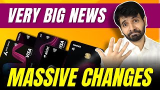 BIG BREAKING Axis Credit Cards 2024 BIG CHANGES  End of Credit Cards [upl. by Laidlaw]