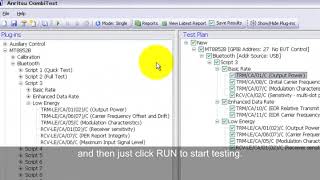 Using CombiTest and the MT8852B to run Bluetooth BR EDR BLE Tests [upl. by Aerdnek383]