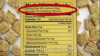 Nutrition Labels 101 What is a serving size and how do I calculate calories [upl. by Brigg9]