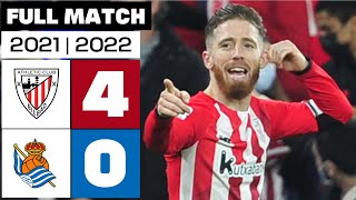 Athletic Club 4  0 Real Sociedad  PARTIDO COMPLETO  LALIGA EA SPORTS 202122 [upl. by Mittel218]