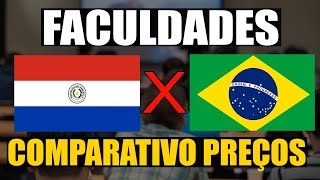 PREÇOS FACULDADE no PARAGUAI X BRASIL  COMPARATIVOS  VALE A PENA ESTUDAR no PARAGUAI [upl. by Neona]