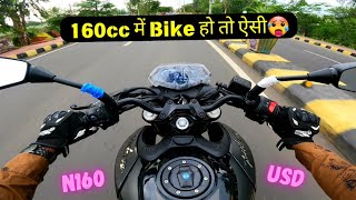 New Bajaj Pulsar N160 Ride Impressions  2024 N160 USD Ride🥵 [upl. by Strenta]