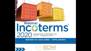 INCOTERMS 2020  OBLIGACIONES Y CASOS PRÁCTICOS [upl. by Lattonia709]