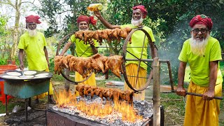 Grill Chicken  Chicken BBQ Making by Grandpa  Food for Old Age Special People [upl. by Rep54]