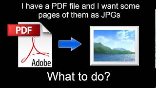 How to use Photoshop to convert PDF to JPG within one minute [upl. by Ssirk]