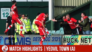 Yeovil Town vs Crawley Town  Match Highlights [upl. by Anoy351]