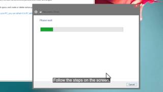 Windows 81 Create a USB Recovery Drive [upl. by Clawson]