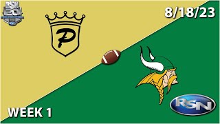 Game Night in the Region Penn at Valparaiso Football 81823 [upl. by Rabi]