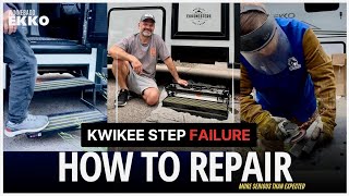 RV KwiKee Power Steps FAILURE  EVERYTHING YOU NEED TO KNOW  HOW TO REPAIR  WINNEBAGO EKKO  rv [upl. by Weihs]