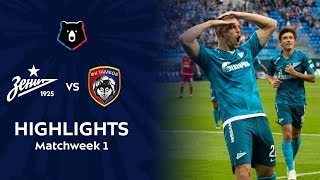 Highlights Zenit vs FC Tambov 21  RPL 201920 [upl. by Laefar]