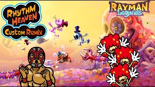 Rhythm Heaven Fever Custom Remix  Mariachi Madness Rayman Legends [upl. by Xilef]