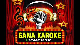 aarum aarum kanathe chundathe karaoke with lyrics [upl. by Yelak]