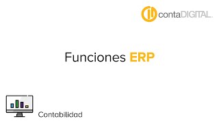 Funciones ERP automatiza la contabilidad [upl. by Marmion]