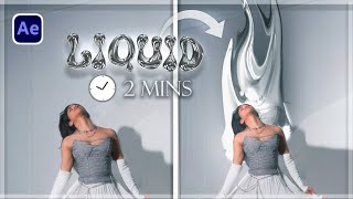 Liquid Animation Effect In 2 mins  After Effects tutorial [upl. by Vinson]