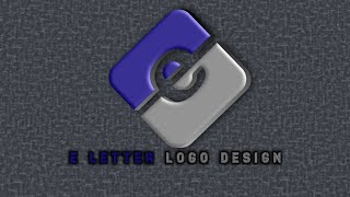 E letter logo design  how to make e letter logo design  লোগো ডিজাইন logodesig graphicdesign [upl. by Glassco125]