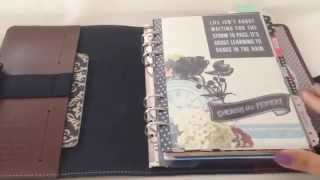 Set up of my new Filofax A5 original [upl. by Grosmark291]