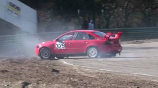 BK Rallycross Maasmechelen 070310 crashes amp spins [upl. by Way]