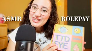 Asmr tu vendedora de lentillas [upl. by Aronel]