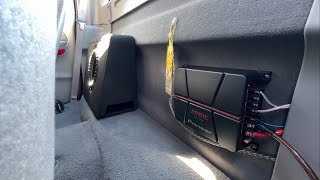 Kicker Comp C Truck Box and Pioneer GMA3702 in 2003 Ford F150 Single Cab [upl. by Arundel]