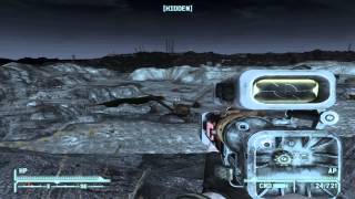 Fallout New Vegas Deathclaw vs Laser rifle [upl. by Osi202]