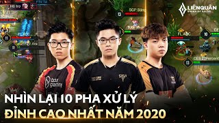 10 pha xử lý nức lòng người xem của tuyển thủ Việt Nam  Top Highlights 2020  Liên Quân Mobile [upl. by Danella671]