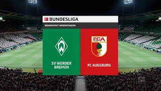 ⚽ Werder Bremen vs FC Augsburg ⚽  Bundesliga 09092022  Fifa 22 [upl. by Kries]