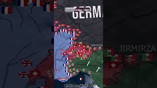 If Maginot Line was longer hoi4 timelapse shorts history ww2 trending france europe map [upl. by Sivra]