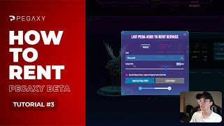 Beta Renting  Tutorial 3  Pegaxy Beta [upl. by Yellas]