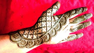 new simple mehndi design  front hand new mehndi design  where is stylish mehndi design [upl. by Amann726]