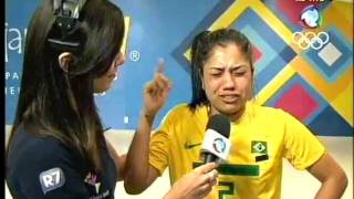 Brasil 1x0 México  Semifinal Jogos PanAmericanos Futebol Feminino 25 10 2011 [upl. by Joselow]