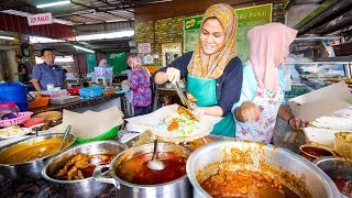 Street Food Malaysia 🇲🇾 NASI KERABU  Malay Food Tour in Kelantan Malaysia [upl. by Schecter]