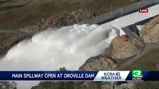 Main spillway opened at Oroville Dam [upl. by Dow386]