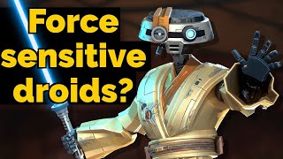 can droids be force sensitive canon [upl. by Jaala]