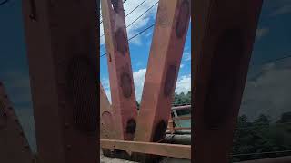 Crossing Agusan River through Magsaysay Bridge in Butuan City [upl. by Pergrim]