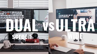 Dual Monitor vs Ultrawide Monitor [upl. by Nnayr470]