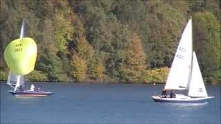 Wettkampf der Segler auf dem Bladeneysee in Essen [upl. by Conan]