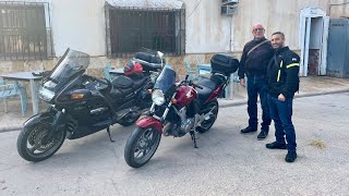 Spain south coast ride Honda ST1100 Honda CBF500 [upl. by Terces538]