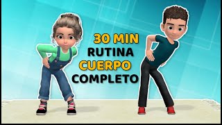 EJERCICIO DE CUERPO COMPLETO DE 30 MIN PARA NIÑOS ENTRENAMIENTO EN CASA [upl. by Veradis383]