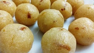 How to Prepare Rava LadooLaddu Recipe  Janmashtami Special Recipe  Indian Sweet Dish [upl. by Kcirdneh]