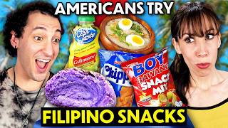 Americans Try Filipino Snacks For The First Time [upl. by Gundry]